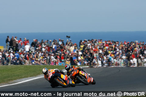 Le Grand Prix d'Australie 250 tour par tour