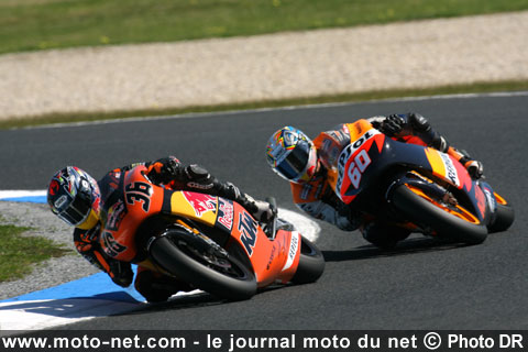 Le Grand Prix d'Australie 250 tour par tour