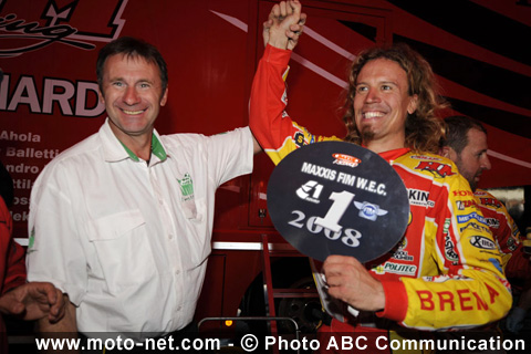  GP d'Europe MAXXIS WEC 2008 : Mika Ahola, champion du monde E1 2008