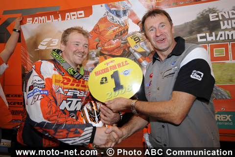  GP d'Europe MAXXIS WEC 2008 : Samuli Aro, champion du monde E3 2008