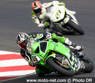  Régis Laconi et Ryuichi Kiyonari - Mondial Superbike Portugal 2008 : Bayliss et Sofuoglu : départ et retour gagnants !