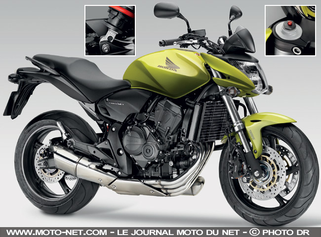 Nouveautés 2009 Honda : Suspensions réglables pour la Hornet 600 en 2009