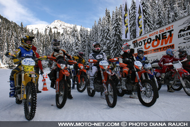 Roulage moto su glace : Mister Freeze is back !