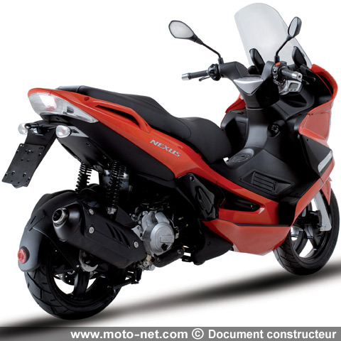 Nexus 125 ie - Nouveautés 2009 : Gilera présente son Nexus 125 à injection !