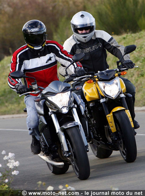 Face à face Honda CB 1000 R - Yamaha FZ1 : duel chez les 1000 !