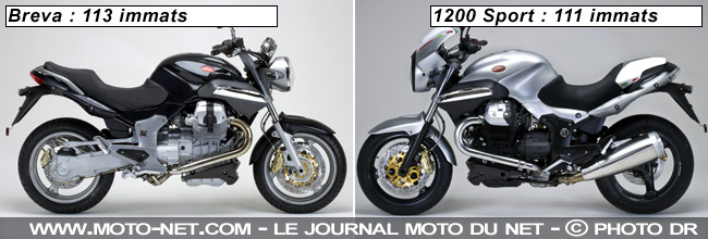 Breva et 1200 Sport - Interview Aprilia et Moto Guzzi : Bilan 2008