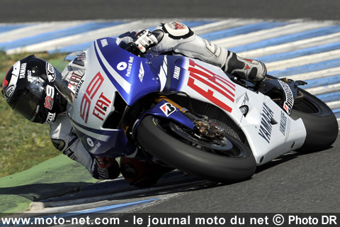 Jorge Lorenzo - Essais IRTA Jerez : Répétition générale pour Stoner, Rossi et compagnie