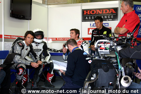 Team Honda France n°111 - Essais 24H Moto : Ça tourne déjà vite au Mans !