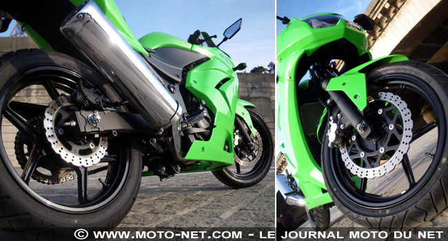 Kawasaki Ninja 250 R et Yamaha WR 250 X face à face : Le sport à la sauce deux et demie !