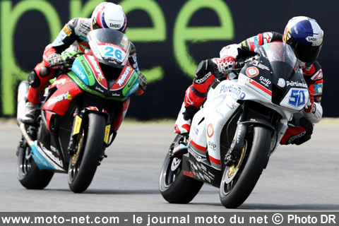 Laverty et Lascorz - Mondial Superbike Assen 2009 : Sur la piste, le duel Haga - Spies continue...