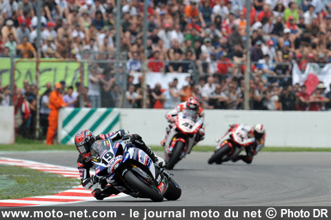 Ben Spies, Noriyuki Haga et Michel Fabrizio - Mondial Superbike Italie Monza 2009 : Le sort s'acharne sur les leaders à Monza