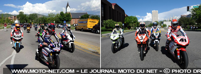 Zemke, Spies et Corser / Checa, Biaggi, Kagayama et Haga - Mondial Superbike États-Unis 2009 : Ben Spies réagit à Salt Lake City !