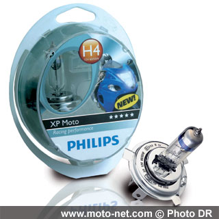 80 % de luminosité en plus avec la nouvelle XP Moto de Philips !