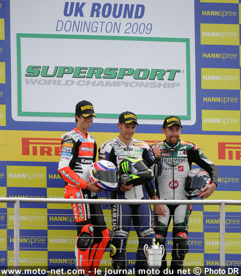 Cal Crutchlow 1er, Joan Lascorz 2ème et Garry McCoy 3ème - Mondial Superbike Grande-Bretagne 2009 : Big Ben remet les pendules à l'heure !