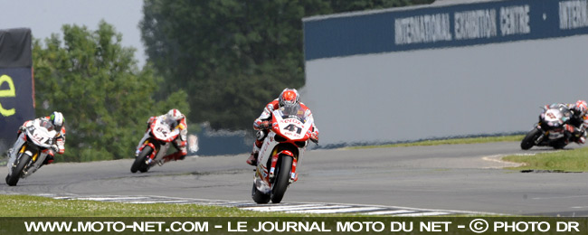 Haga, Haslam, Fabrizio et Byrne - Mondial Superbike Grande-Bretagne 2009 : Big Ben remet les pendules à l'heure !