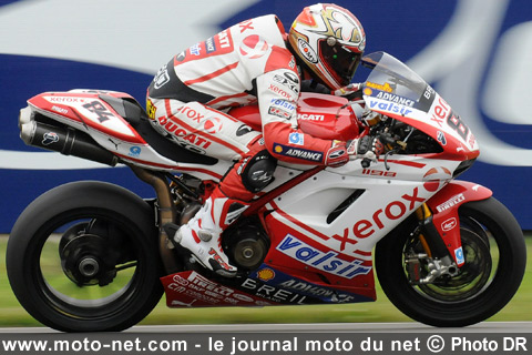 Michel Fabrizio - Mondial Superbike Grande-Bretagne 2009 : Big Ben remet les pendules à l'heure !