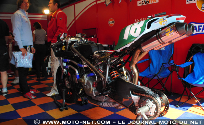 Duo d'enfer en catégorie Open : Ducati 848 n°78