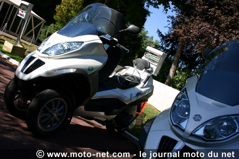 Test Piaggio MP3 Hybrid : Prise de contact avec le MP3 Hybrid