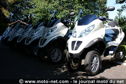 Test Piaggio MP3 Hybrid : Prise de contact avec le MP3 Hybrid