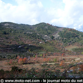 Sur le parcours du Moto Tour de Corse : la Corse passionnément !