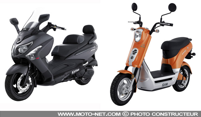 SYM lance un roadster 125 et un maxi-scooter 400 et 600 cc