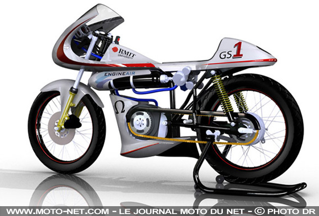 Green Speed Motorcycle : un nouveau concept de moto à air comprimé