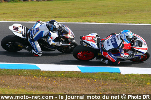 Checa et Haslam - WSBK Australie : Un week-end presque parfait pour Haslam !