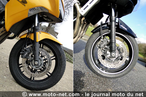 Honda CBF1000 F / Suzuki Bandit 1250 S : les gros Routsters !