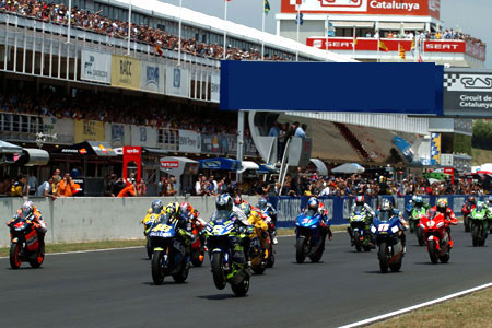 Grand Prix moto de Catalunya 2004 : le tour par tour