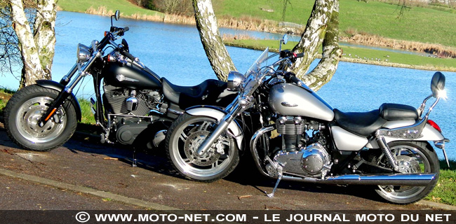  Duel Harley-Davidson Fat Bob vs. Triumph Thunderbird : Les gros bras... de fer !