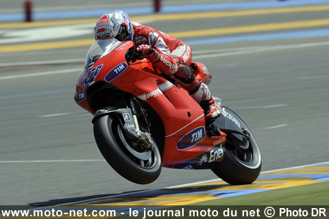 Le Mans - Deuxièmes essais libres : la réplique de Stoner !