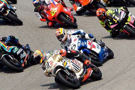 Grand Prix moto d'Allemagne 2004 : le tour par tour