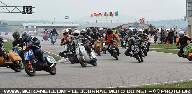 Scootentole : 80 scooters en compétition sur le circuit d'Epinal-Mirecourt