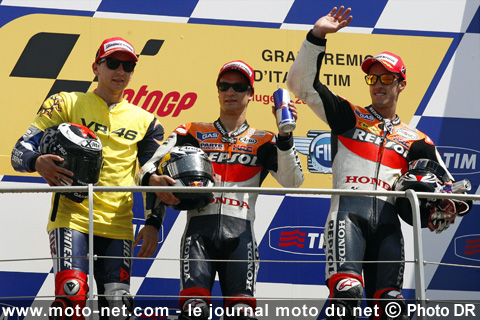 GP d'Italie MotoGP : victoire de Dani Pedrosa