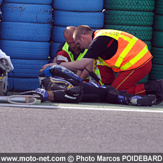 17h30 : safety car suite à une chute de la Honda n°63
