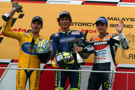 Grand Prix moto du Qatar 2004 : le tour par tour