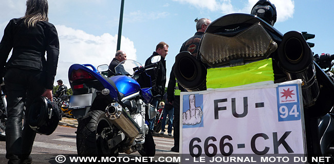 CISR : gros succès des manifs motards dans toute la France