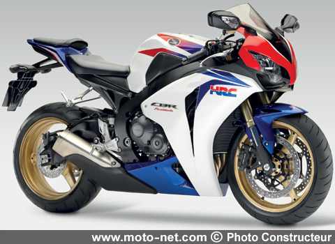 CBR1000RR HRC - Nouveautés 2009 : Honda équipe ses CBR de l'ABS combiné !