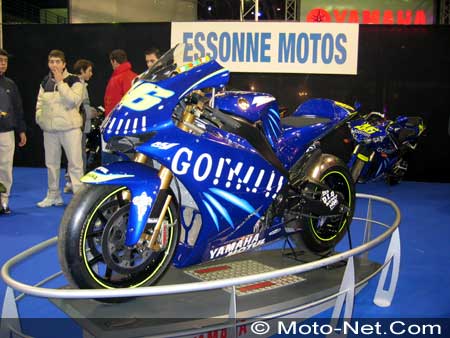Paris Tuning Show 2005 : La Yamaha M1 de Valentino Rossi, champion du monde de MotoGP 2004