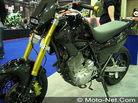 Paris Tuning Show 2005 : Yamaha XT660X préparé par Marco Design