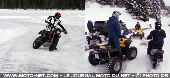 Moto sur glace 2012 : le 2RTeam encore en action
