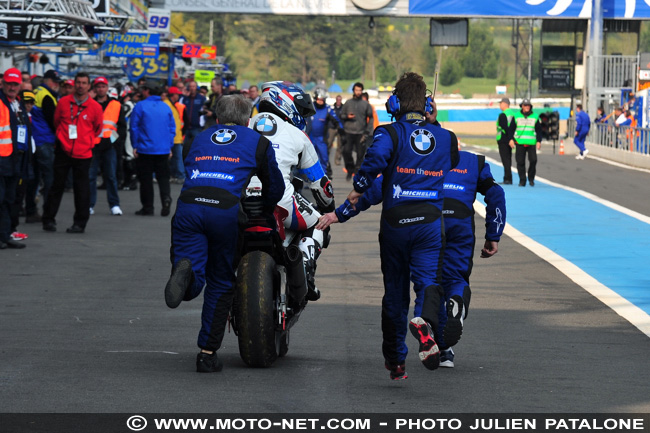 Deuxième point course 17h35 : abandon de la BMW n°99