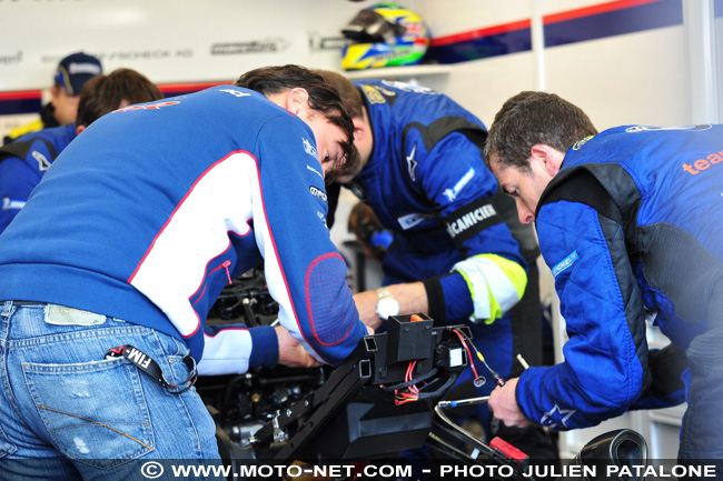 Deuxième point course 17h35 : abandon de la BMW n°99