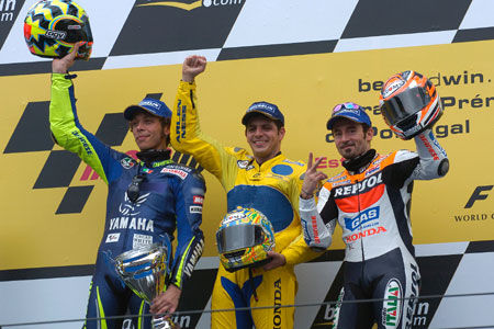 Le Grand Prix du Portugal Moto 2005 : le tour par tour sur Moto-Net