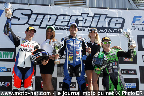 FSBK 2012 Ledenon 1 : Leblanc et Da Costa confortent leur leadership