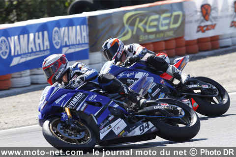 FSBK 2012 Ledenon 1 : Leblanc et Da Costa confortent leur leadership