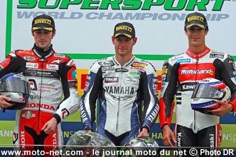  Laverty, Crutchlow et Joan Lascorz - Supersport 2009