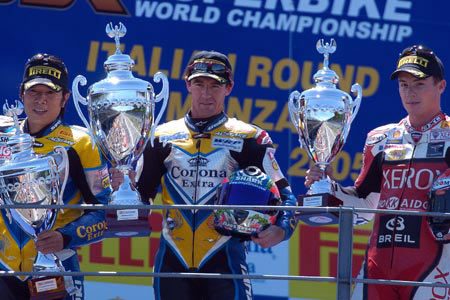 Les manches Superbike et Supersport de Monza 2005 sur Moto-Net