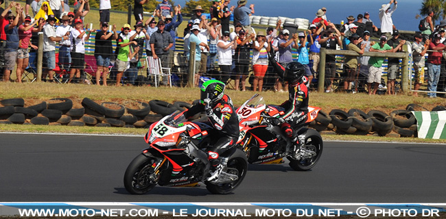 Laverty et Guintoli - WSBK Australie (1 sur 15) : Vidéos, déclarations et analyse du SBK à Phillip Island