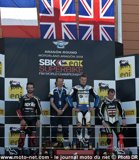 Guintoli, Davies et Sykes - WSBK Espagne (2 sur 15) : Vidéos, déclarations et analyse du SBK à Aragon